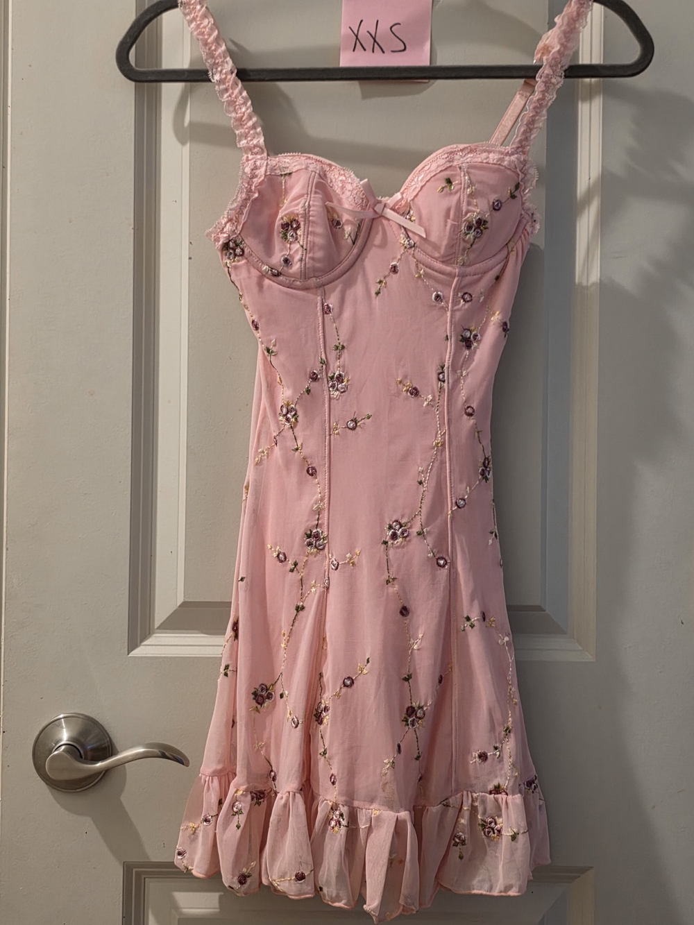 I'm Baby Mini Slip Dress - Light Pink